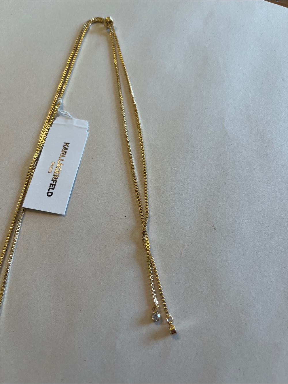 Karl Lagerfeld Daisy 36” Adjustable Pendant Necklace - Picture 3 of 5